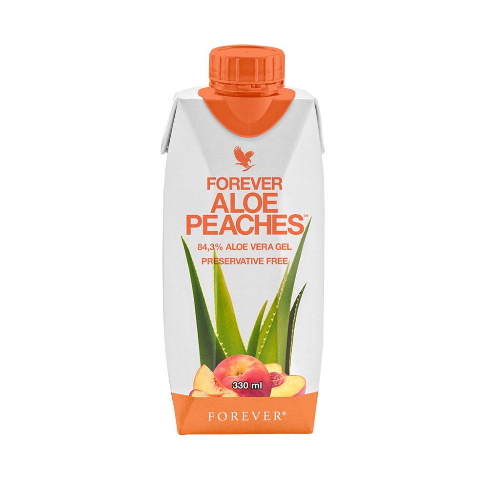 Forever Aloe Peaches 12 x 330 ml, 12 × 330 ml