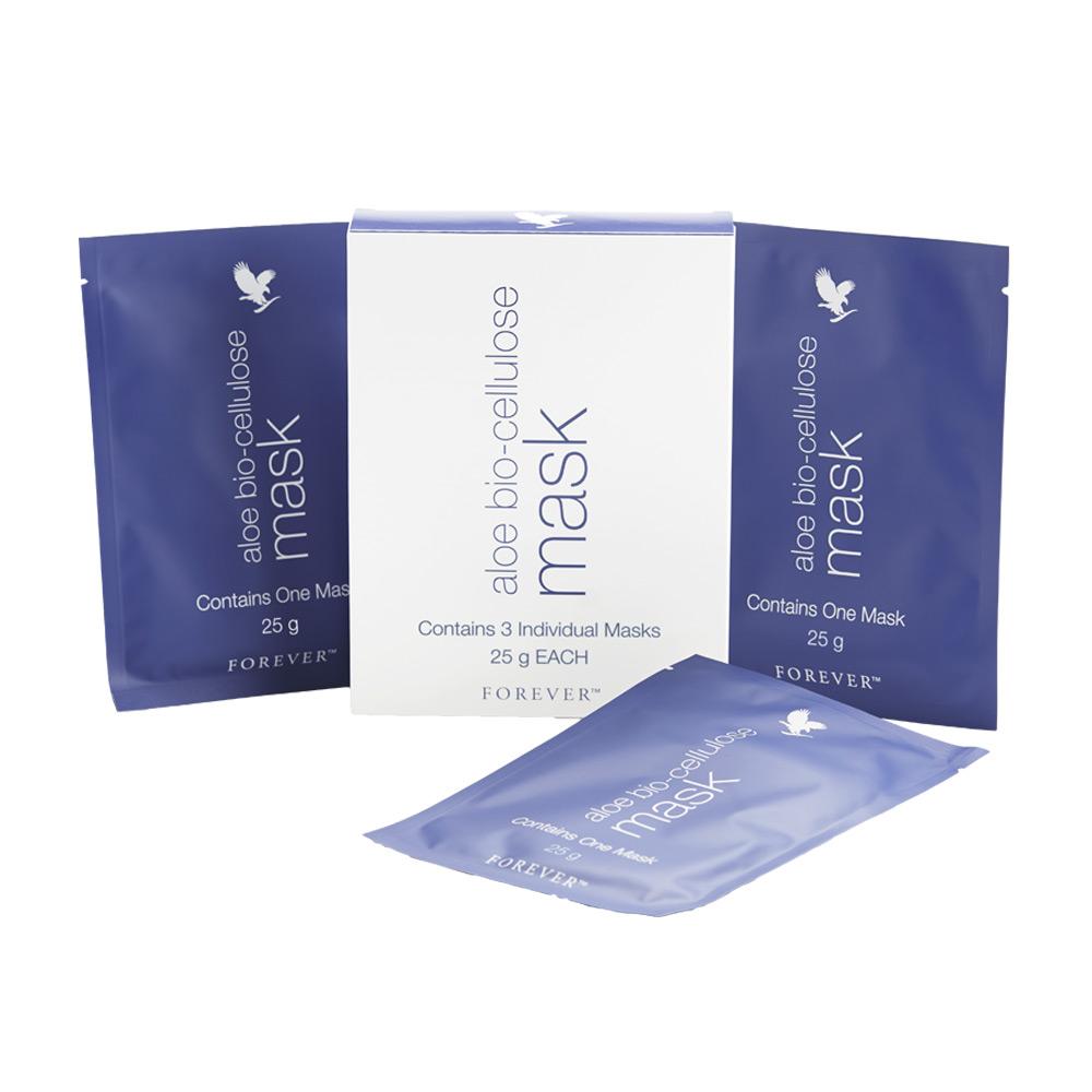 Aloe Bio Cellulose Mask, maska za lice, 3 × 25 g