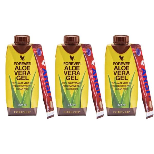 Tripack ARGI+ i Aloe Vera Gel mini
