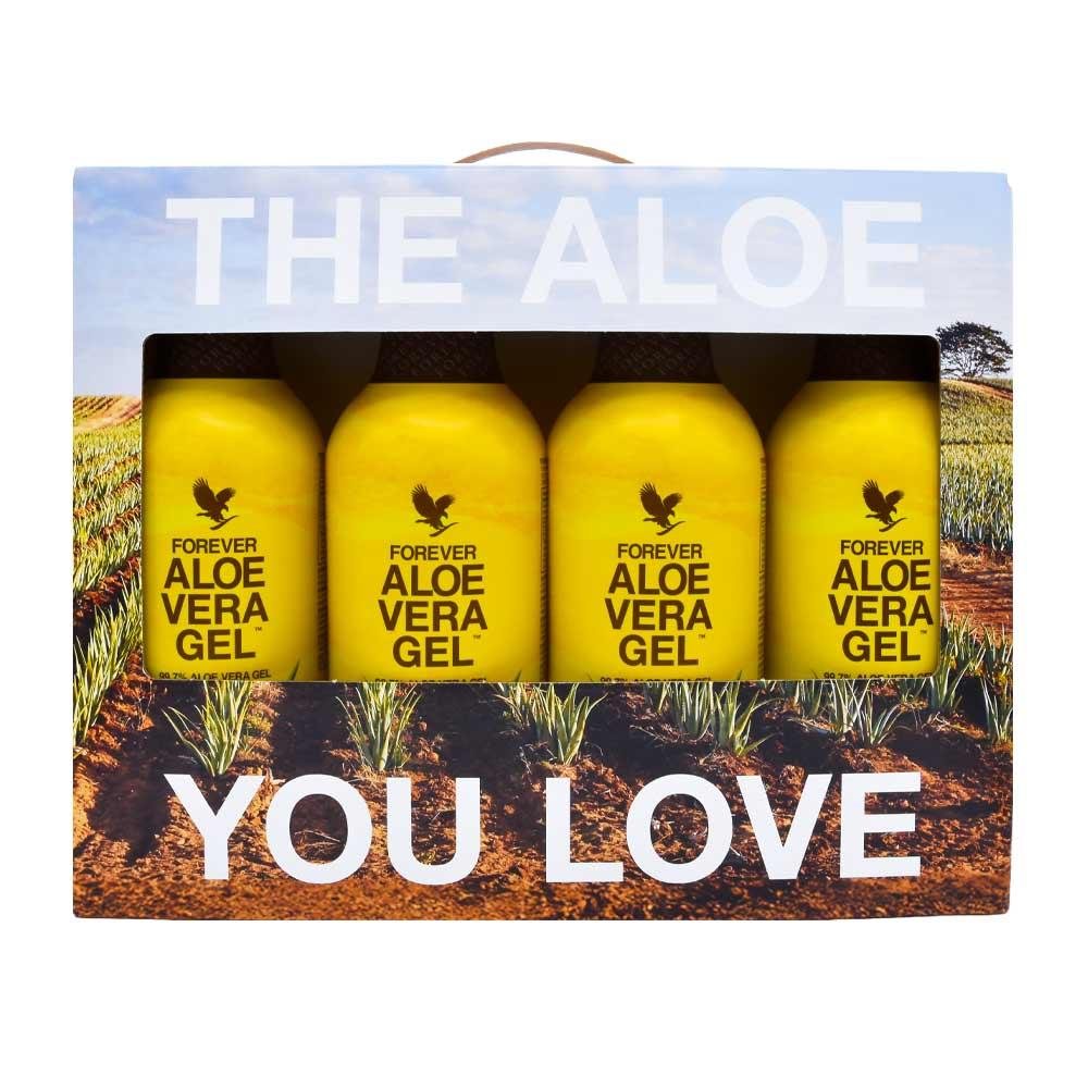 Forever Aloe Vera Gel 4 x 1000 ml, 4 × 1000 ml