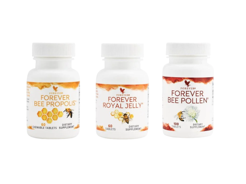 Pčelinji proizvodi, Forever polen, propolis i matični mleč